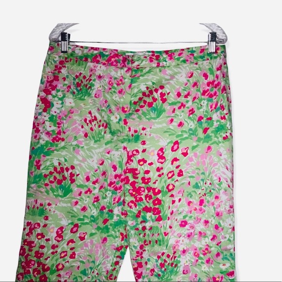 Rafael Floral Ankle Crop Pants Size 12 - Picture 5 of 5